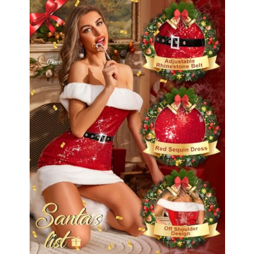 Stunning RSLOVE Christmas Lingerie Set for Women