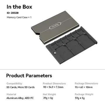 SmallRig 2832B Memory Card Case for Photographers