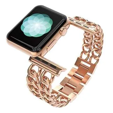 Stylish Stainless Steel Apple Watch Band for All Models