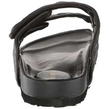 Madden Girl Women's Flat Sandals, Black Paris, 6