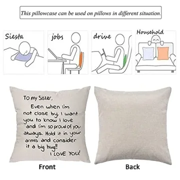 Soul Sister Throw Pillow Cover - Gift for Sisters