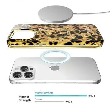 VELVET CAVIAR Tortoise Shell Phone Case for iPhone 15 Pro Max - Protective Luxury Designer Cases - Compatible with MagSafe - 10ft Drop Tested