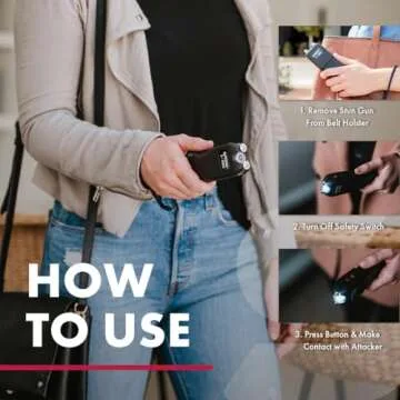 SABRE Self-Defense Kit with Stun Gun and Pepper Spray for Safety