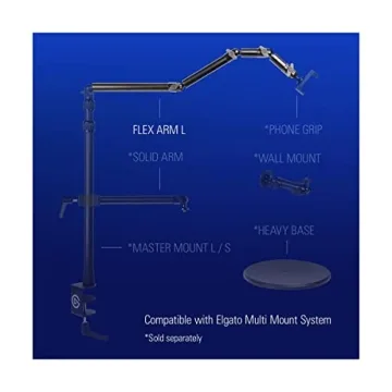 Elgato Master Mount L - Premium Adjustable Mount for Streaming