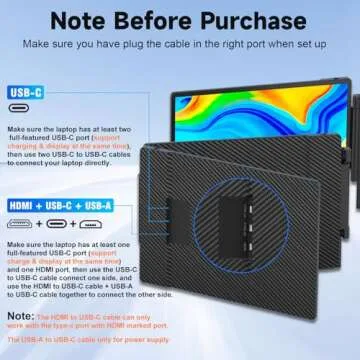 KEFEYA 14" Portable Laptop Screen Extender for Productivity