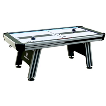 MD Sports 7' Arcade Air Hockey Table - Fast-Paced Fun with LED Lights & Sound Effects