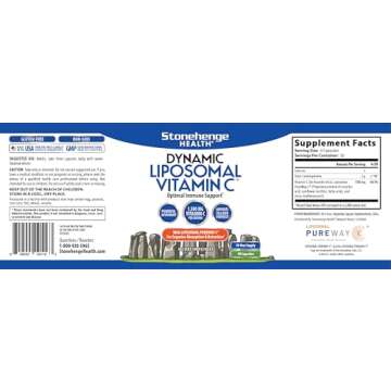 Dynamic Liposomal Vitamin C 1500mg - 90 Capsules - Advanced Formula - Phospholipids sourced from Non-GMO Sunflower, Supports Healthy Immune System, Collagen Synthesis, and Brain Health*