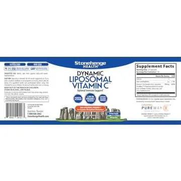 Dynamic Liposomal Vitamin C 1500mg - 90 Capsules - Advanced Formula - Phospholipids sourced from Non-GMO Sunflower, Supports Healthy Immune System, Collagen Synthesis, and Brain Health*