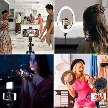 Owine Universal Dual Cell Phone Tripod Mount Adapter Premium Smartphone Clamp, Compatible with iPhone,Samsung Galaxy,Note,Lg,All Smartphones Perfectly.Connects to Tripod, Monopod, Selfie Stick