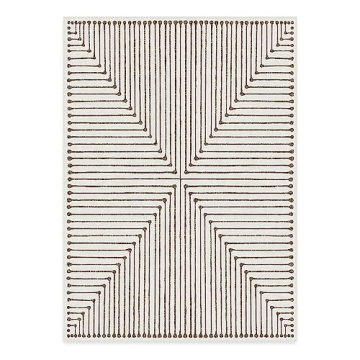 Stylish RUGGABLE Inkdrop Camel & Ivory Area Rug