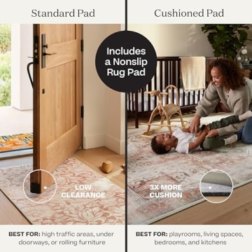 Stylish RUGGABLE Inkdrop Camel & Ivory Area Rug