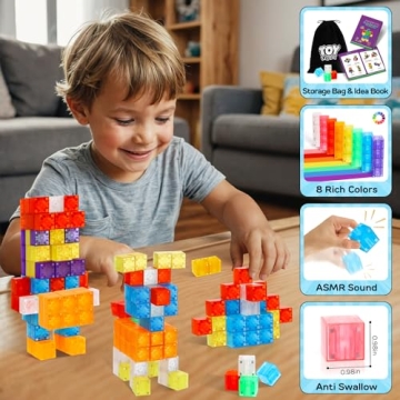 TOY Life 36PCS Colorful Magnetic Blocks for Kids