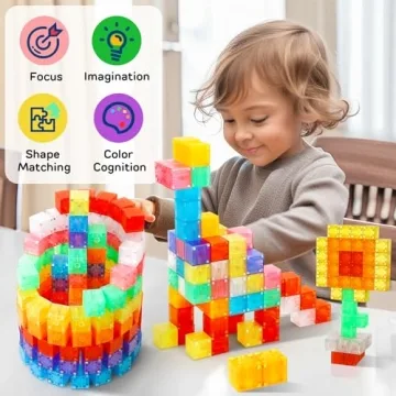 TOY Life 36PCS Colorful Magnetic Blocks for Kids