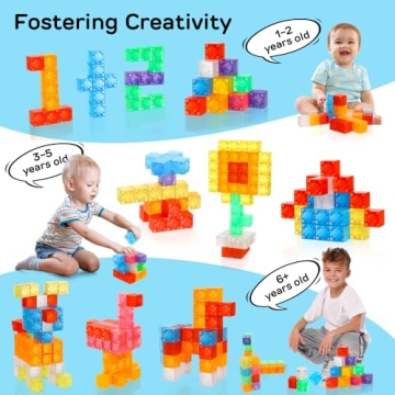 TOY Life 36PCS Colorful Magnetic Blocks for Kids