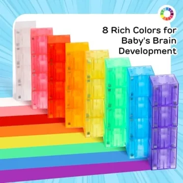 TOY Life 36PCS Colorful Magnetic Blocks for Kids