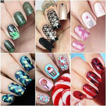 BORN PRETTY Nail Art Stamping Plates for Creative Manicures