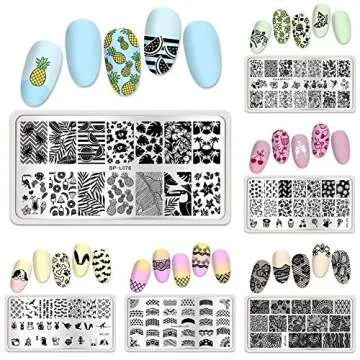 BORN PRETTY Nail Art Stamping Plates for Creative Manicures