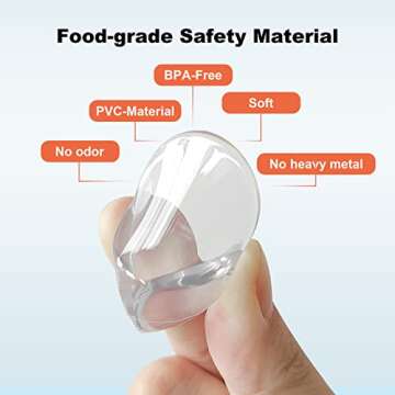 MRWALK Table Corner Protector Guards for Baby Satety - Furniture Corner Guard & Edge Safety Bumpers,...