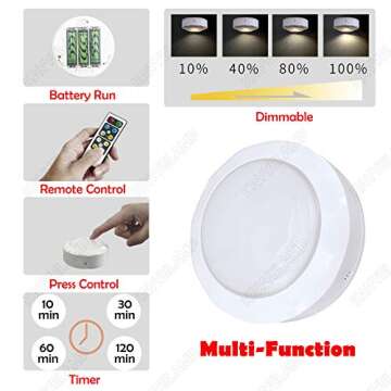 KAYYELAMP 2-Wall Light Battery Run Remote Control No Wired Retro Industrial Black Wall Lamp Lighting Fixture Wall Decor for Indoor Staircase Laundry-Easy to Install,Dimmer,Battery Not Included