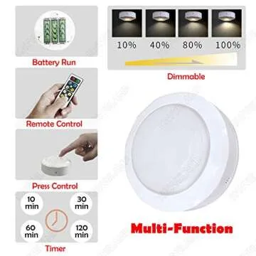 KAYYELAMP 2-Wall Light Battery Run Remote Control No Wired Retro Industrial Black Wall Lamp Lighting Fixture Wall Decor for Indoor Staircase Laundry-Easy to Install,Dimmer,Battery Not Included