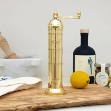 Alexander Home 9-Inch Greek Salt Mill for Gourmet Cooking