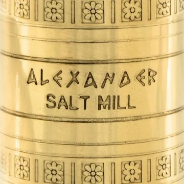 Alexander Home 9-Inch Greek Salt Mill for Gourmet Cooking
