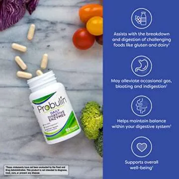 Probulin Daily Digestive Enzymes 90 Capsules for Digestive Health