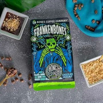 Bones Coffee Frankenbones Medium Roast Coffee - Chocolate Hazelnut
