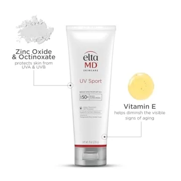 EltaMD UV Sport Sunscreen Lotion SPF 50 for Face & Body