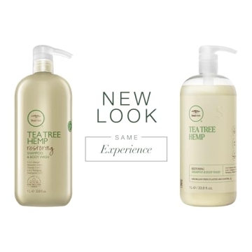 Tea Tree Hemp Shampoo & Body Wash 2-in-1 Cleanser 33.8 fl. oz.