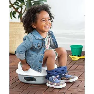 Skip Hop Potty Training Toilet, Go Time 3-in-1 Potty - Perfect for On-the-Go