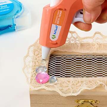 Adtech W229-34ZIP100 Mini Hot Glue Sticks, 1pack ,100 pieces, Clear