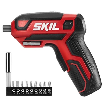 SKIL 4V Cordless Screwdriver with 9 Bits and USB Charging