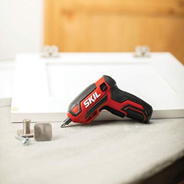 SKIL 4V Cordless Screwdriver with 9 Bits and USB Charging