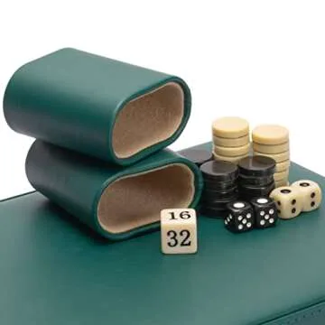 Compact Magnetic Backgammon Set - Stylish Travel Game
