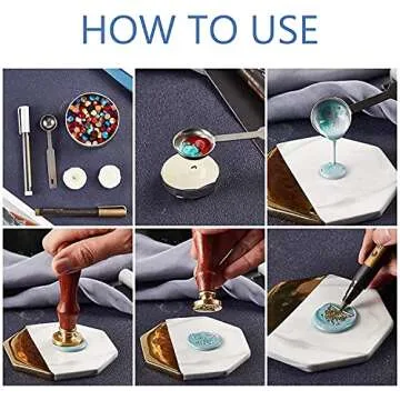 CRASPIRE Snowflake Wax Seal Stamp for Christmas Invitations