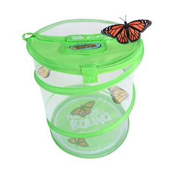Nature Bound Butterfly Growing Kit - Live Caterpillar to Butterfly Project for Kids - Includes Vouch...