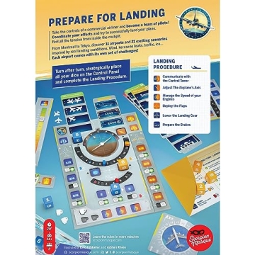 Sky Team Cooperative Dice Game for 2 Players - 20 Mins