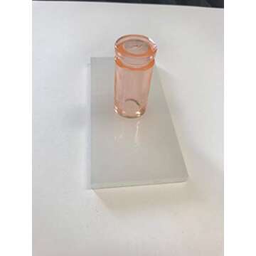 AZM Orange White Sushi Maker Orange Round Handle Acrylic Press Spam Musubi Nonstick APZM