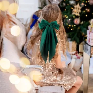 Elegant ATODEN Oversized Bow Hair Clips for All Styles
