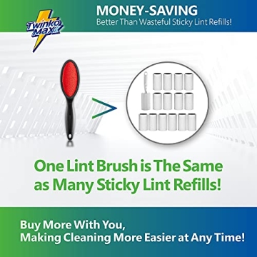 Twinko Max Lint Brush - Eco-Friendly Hair Remover