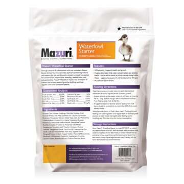 Mazuri Baby Ducks Geese Starter Food - High Protein 5 LB