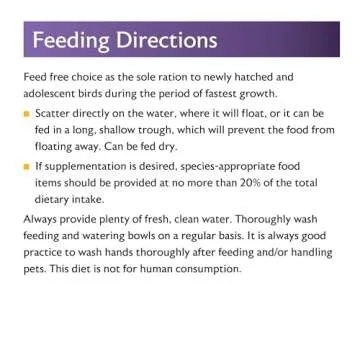 Mazuri Baby Ducks Geese Starter Food - High Protein 5 LB