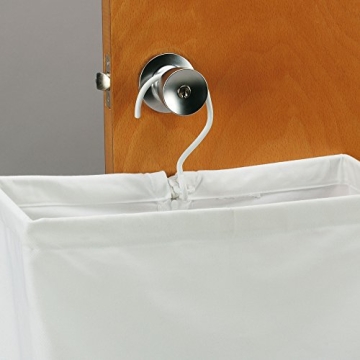 Durable Hanging Cotton Canvas Laundry Hamper for Small Spaces