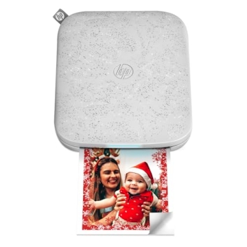 HP Sprocket 3x4" Instant Smartphone Photo Printer - Portable Color Wireless Mobile Printer - Zink St...