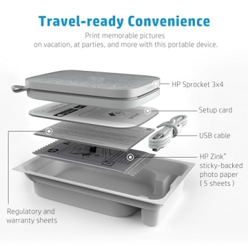 Buy HP Sprocket 3x4" Portable Photo Printer