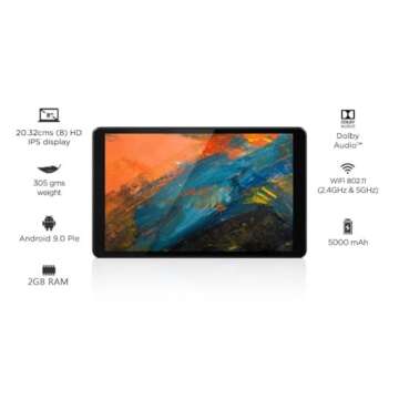 Lenovo Tab M8 TB-8505F Touchscreen Tablet | 4-Core MediaTek Helio A22 | 16GB Storage | 64GB Expandab...