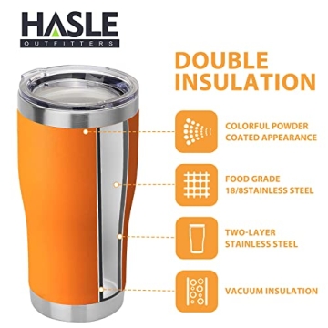 HASLE OUTFITTERS 20 oz Tumbler Bulk Insulated Coffee Mugs
