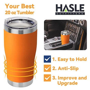 HASLE OUTFITTERS 20 oz Tumbler Bulk Insulated Coffee Mugs