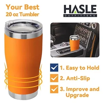 HASLE OUTFITTERS 20 oz Tumbler Bulk Insulated Coffee Mugs